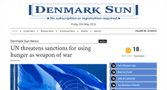 Desktop Screenshot of denmarksun.com